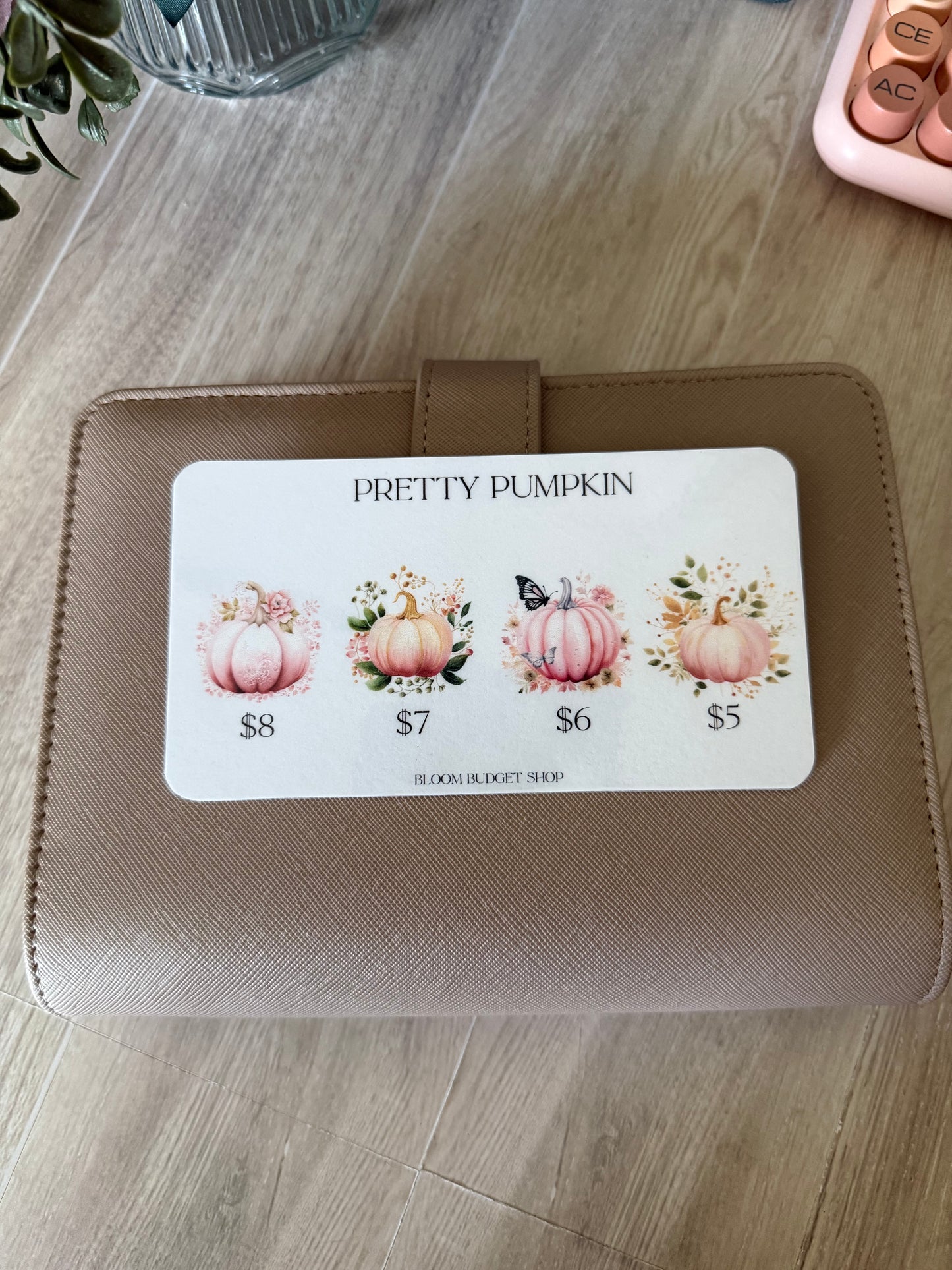 Pretty Pumpkin Savings Challenge
