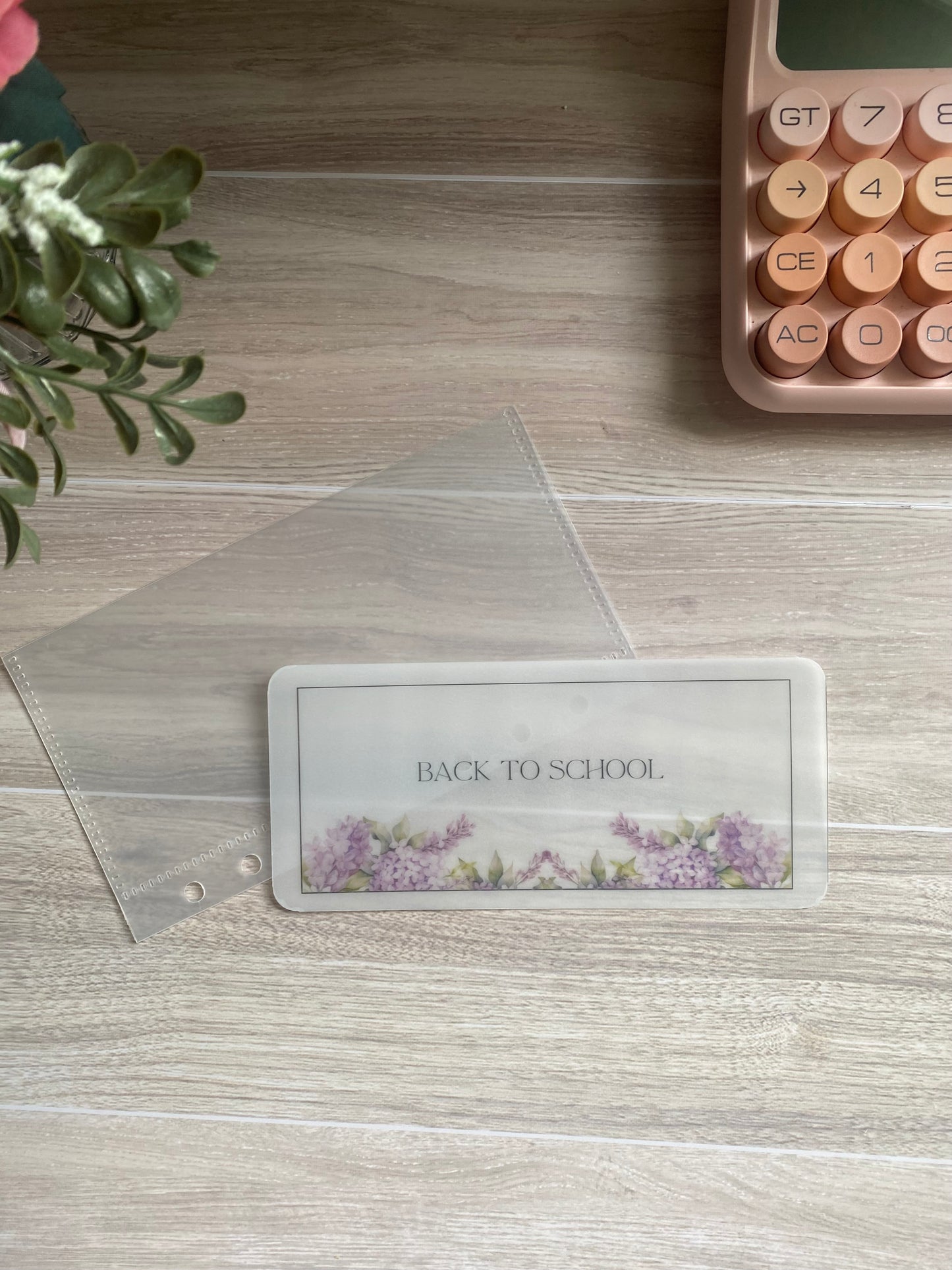 Back to School Cash Envelope