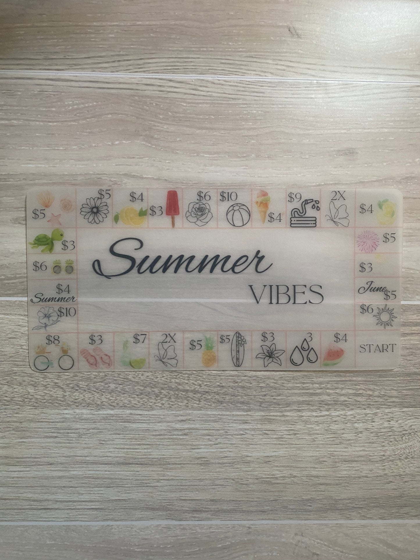 Summer Vibes Savings Challenge