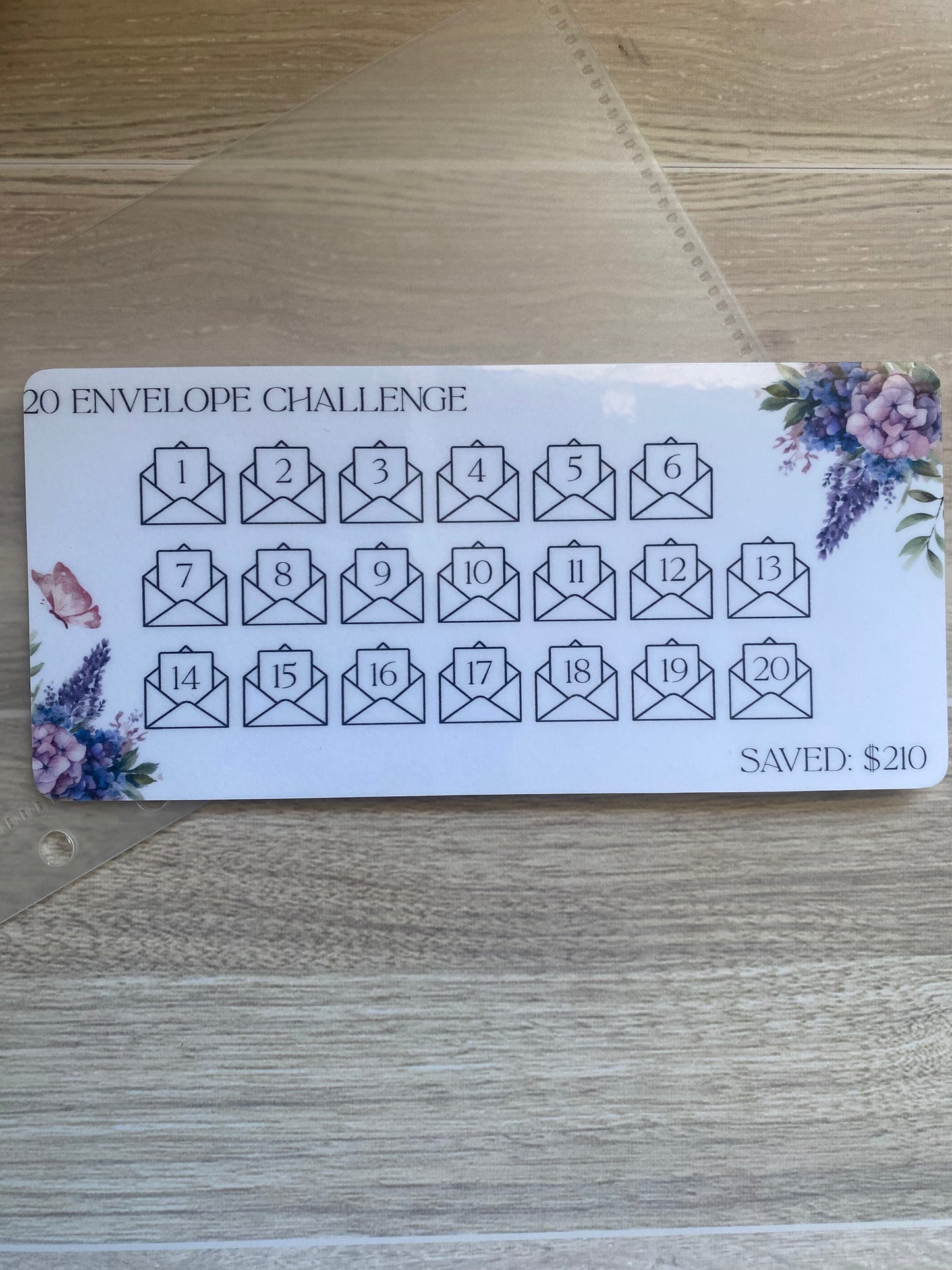 20 Envelope Savings Challenge