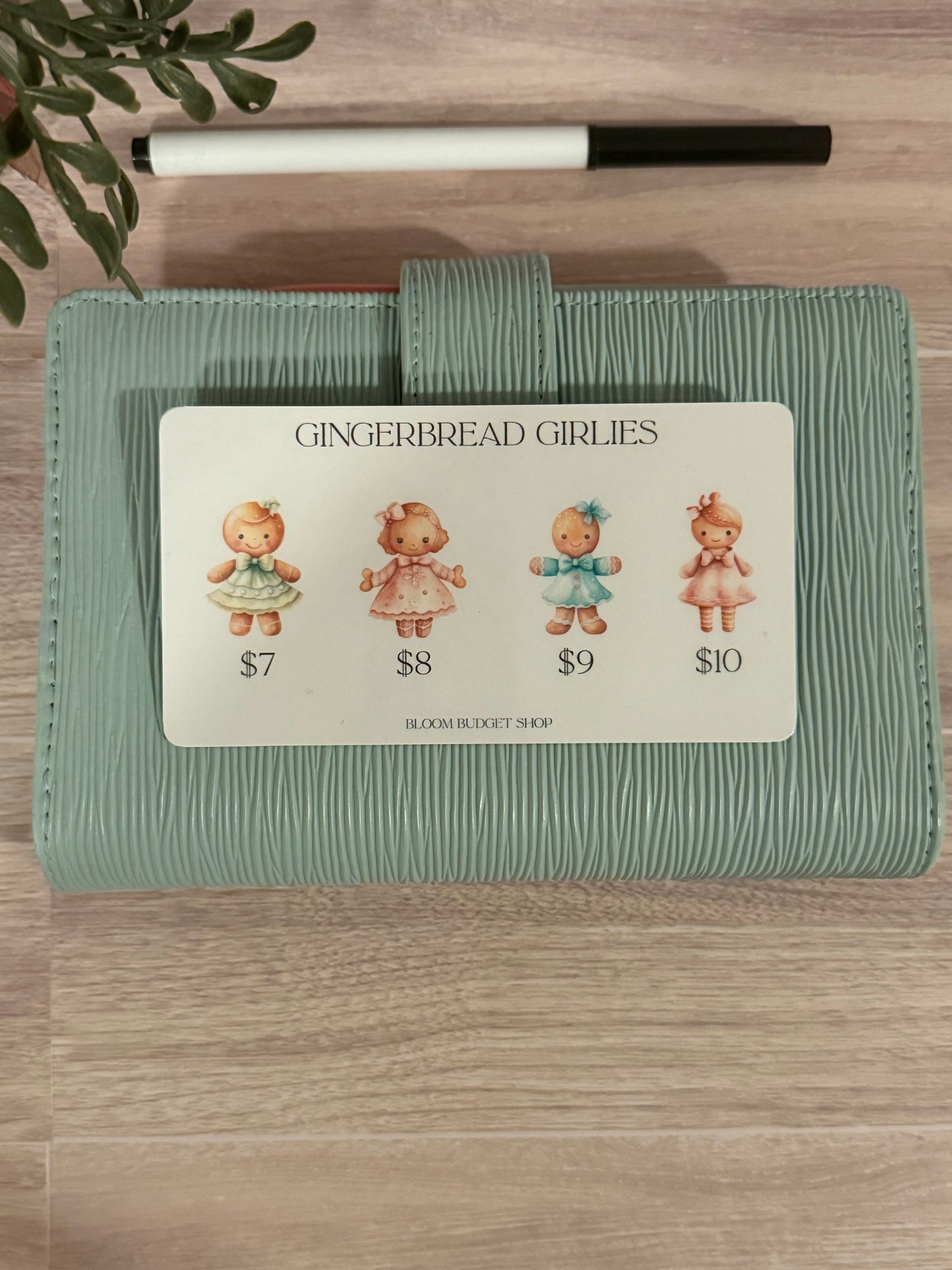 Gingerbread Girlies Savings Challenge