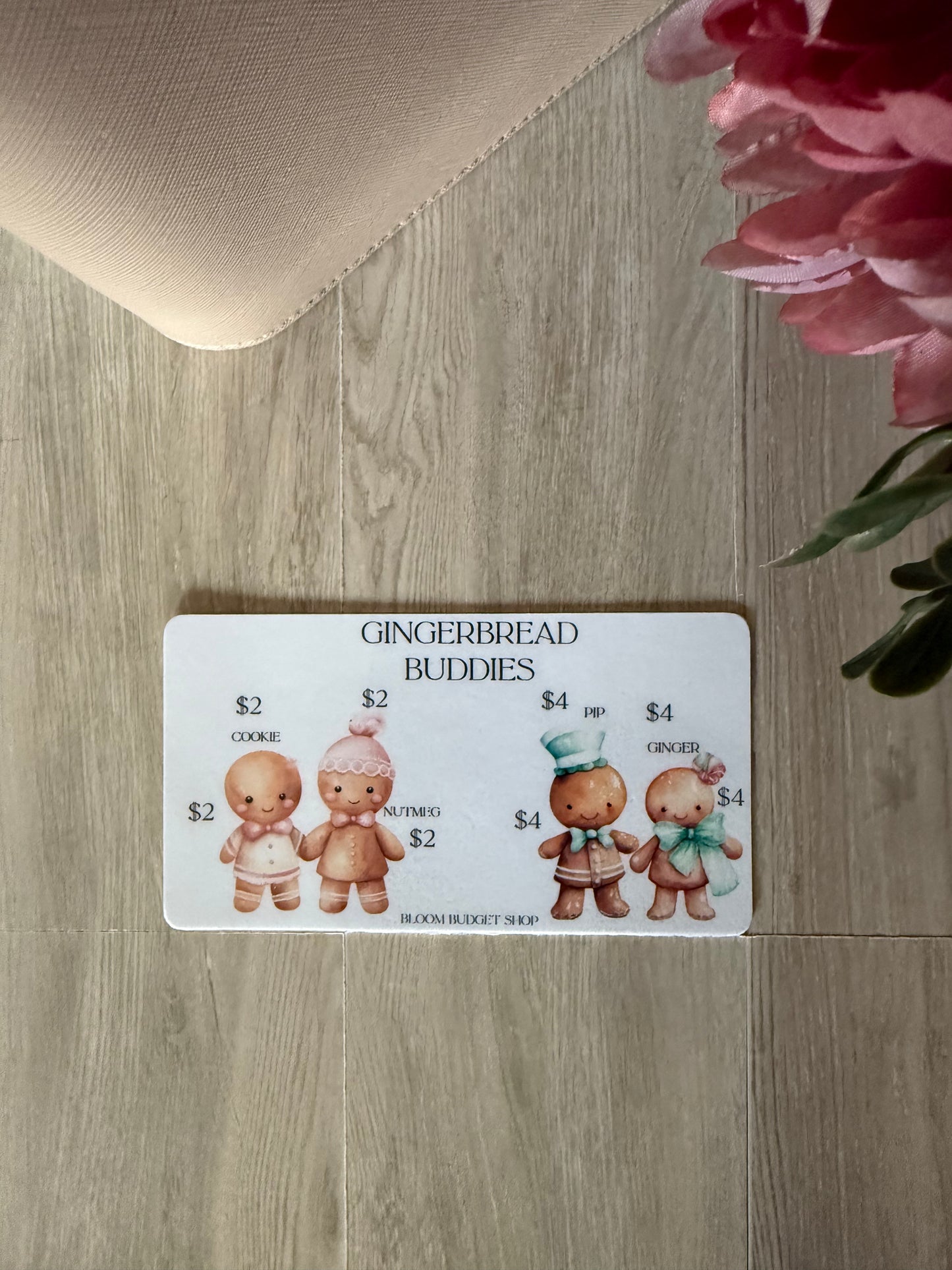 Gingerbread Buddies Savings Challenge