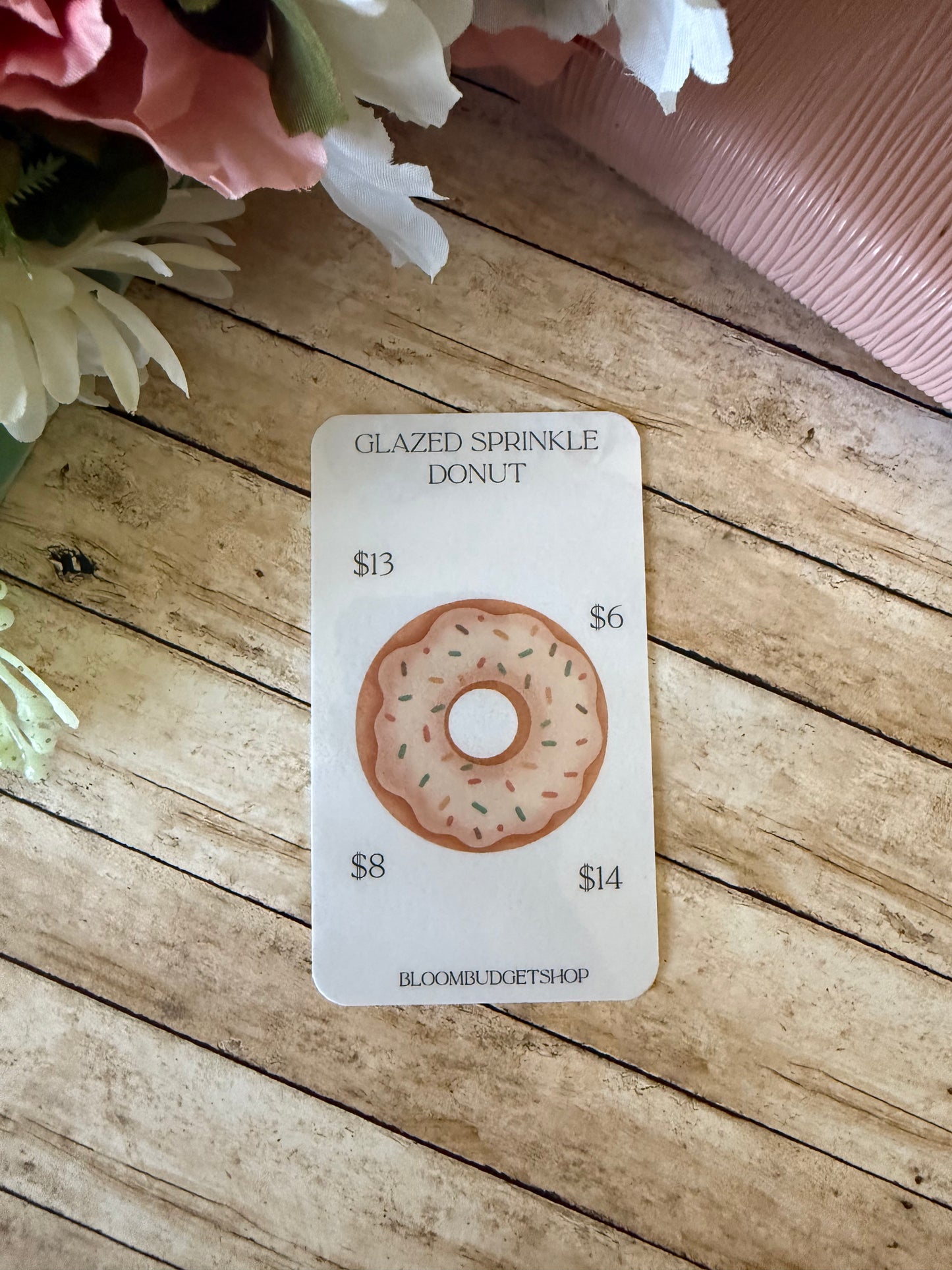 Glazed Sprinkle Donut