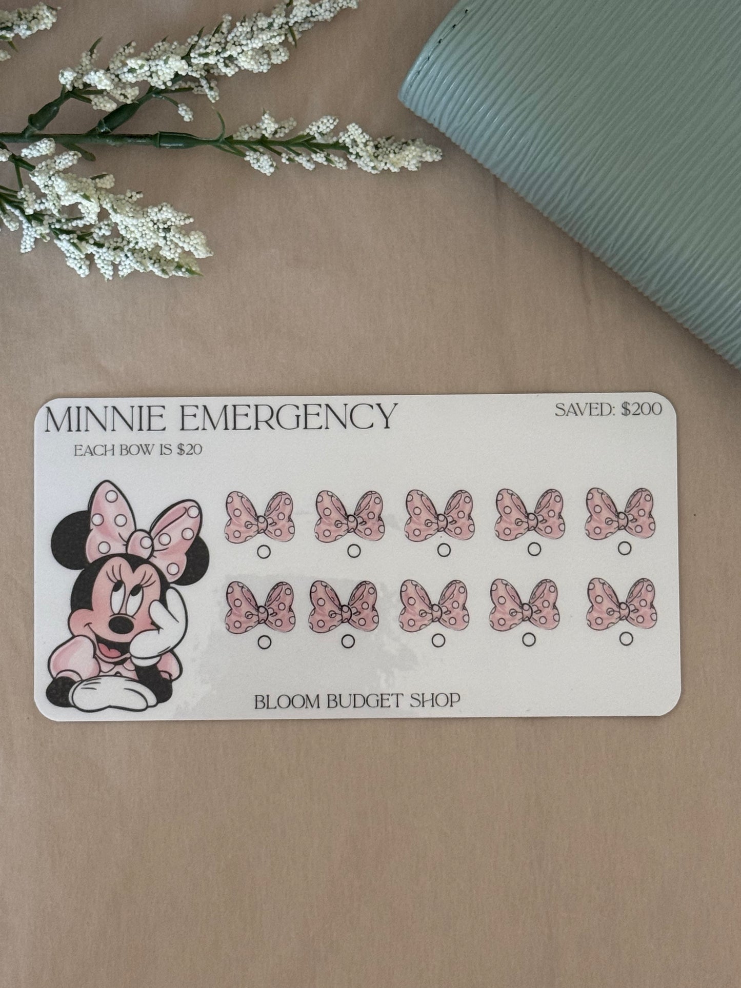 Minnie Emergency Savings Challenge