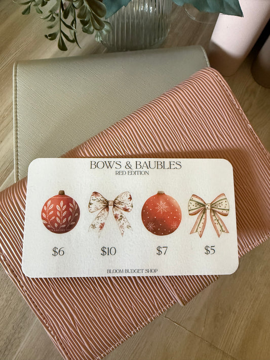 Bows & Baubles - Red Edition
