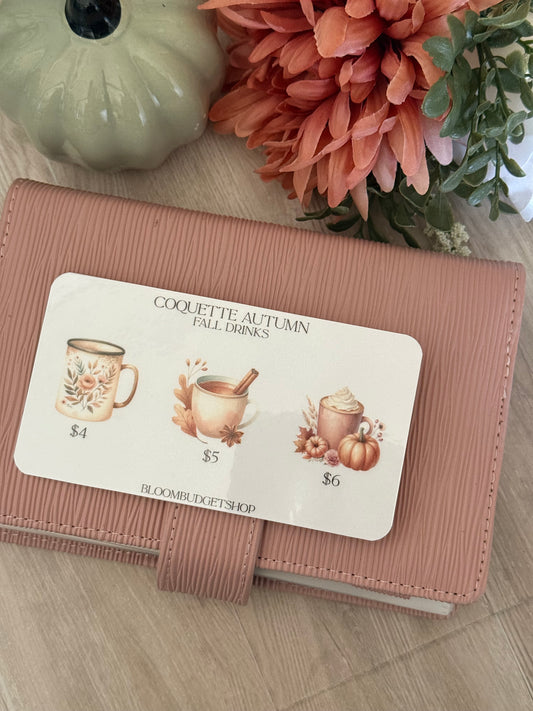 Coquette Autumn Fall Drinks