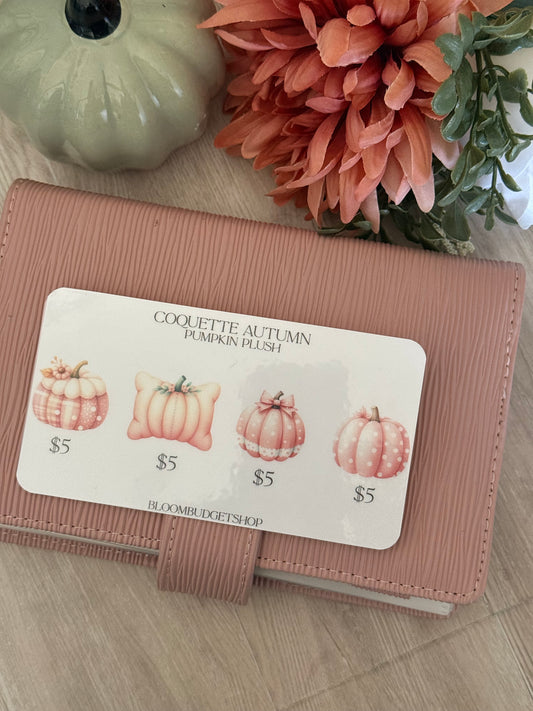 Coquette Autumn Pumpkin Plush