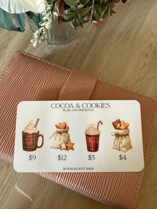 Cocoa & Cookies - Plaid & Presents