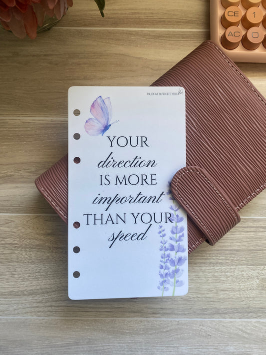 Your Direction is More Important Dashboard