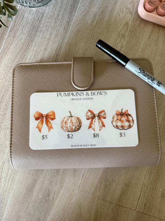 Pumpkins & Bows Orange Edition