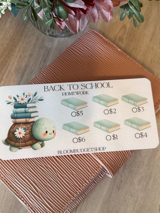 Back to School ~ Homework