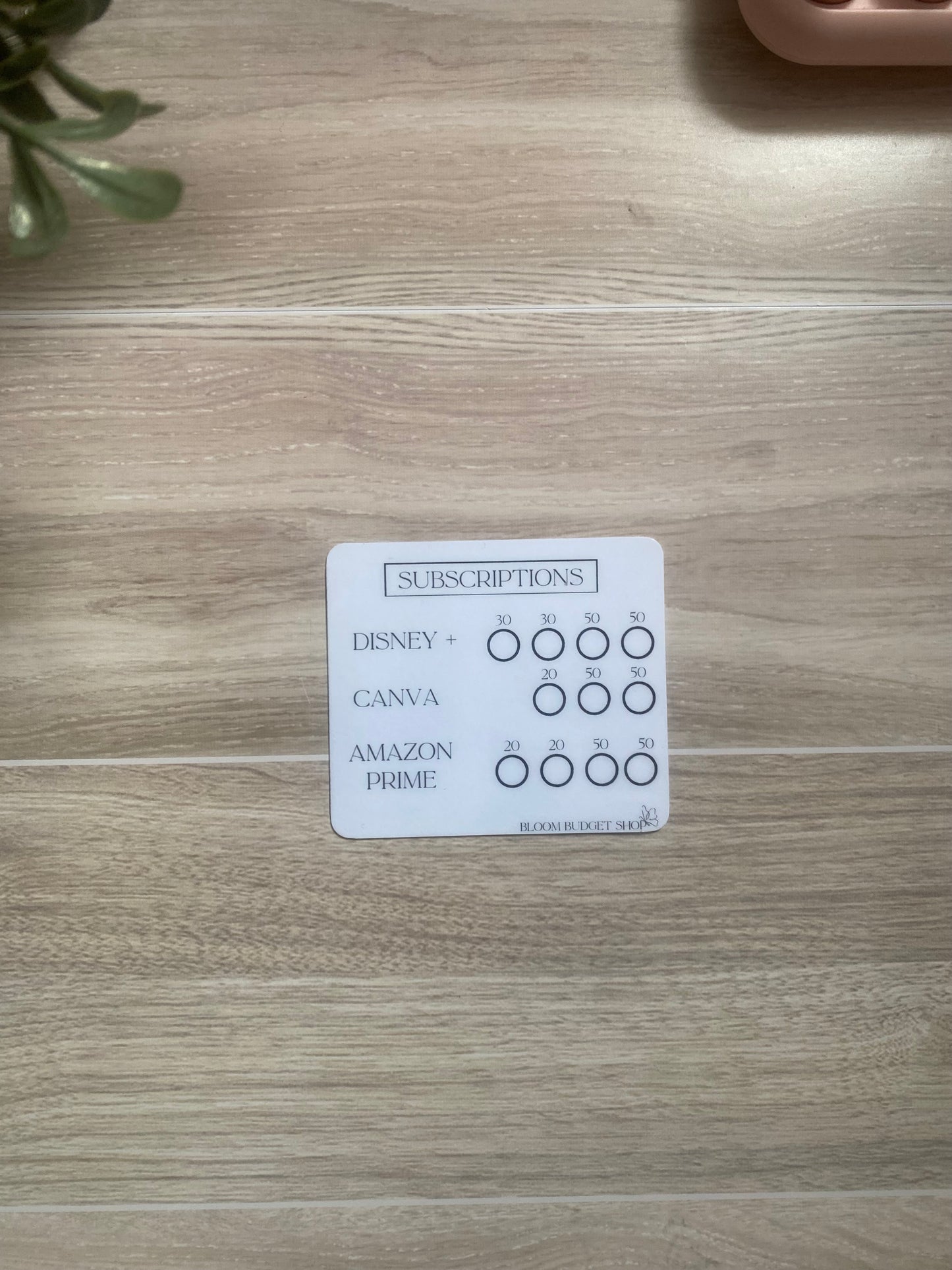 Custom Subscription Tracker