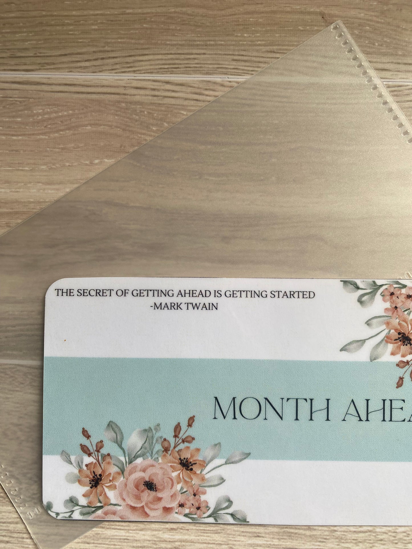 Month Ahead Cash Envelope