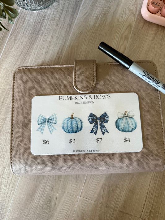 Pumpkins & Bows Blue Edition