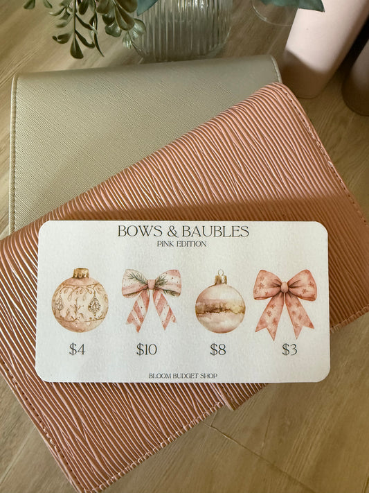 Bows & Baubles - Pink Edition