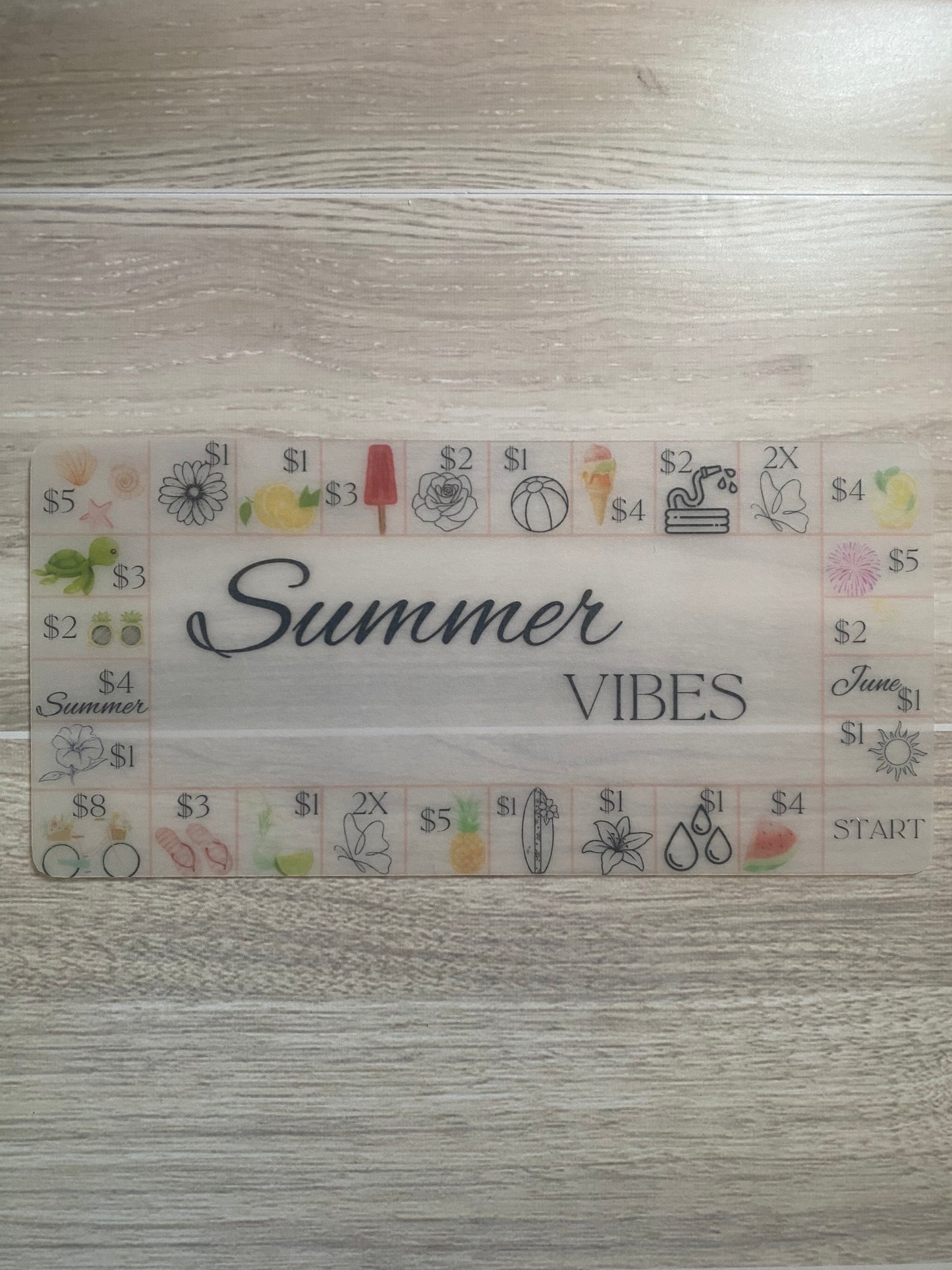 Summer Vibes Savings Challenge