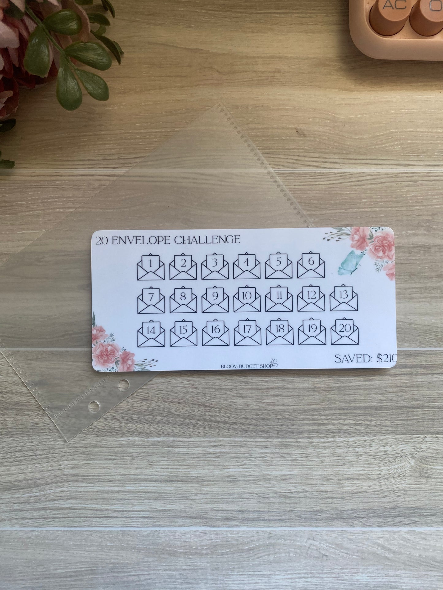 20 Envelope Savings Challenge
