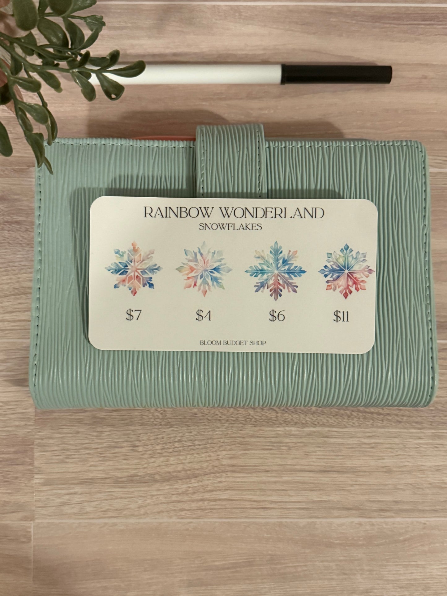 Rainbow Wonderland - Snowflakes Savings Challenge