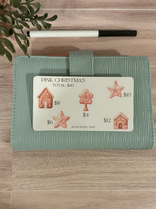 Pink Christmas Savings Challenge