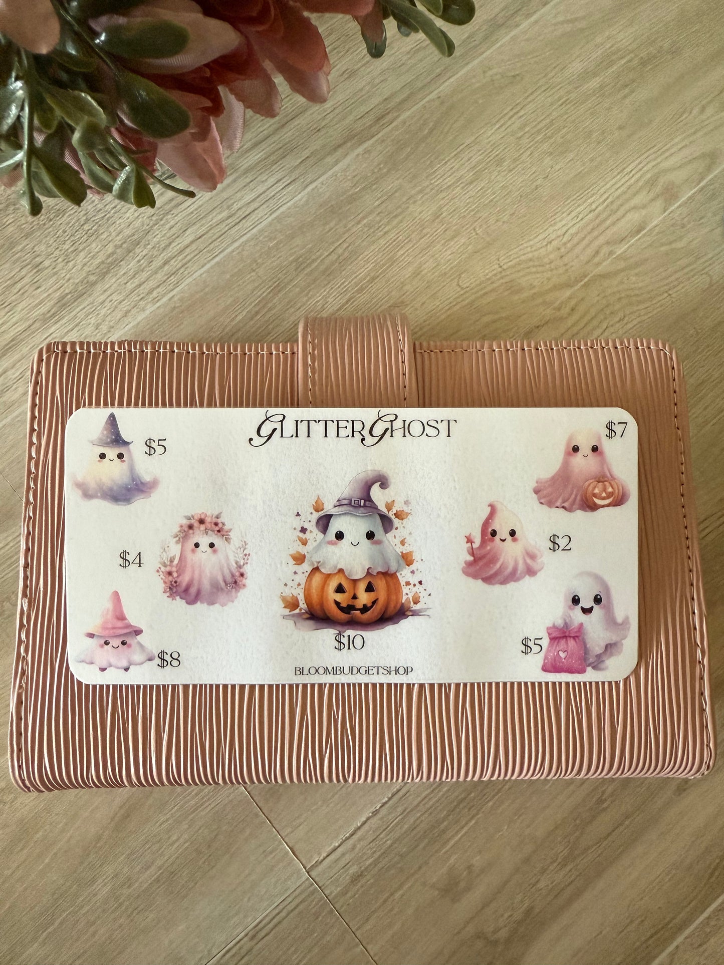 Glitter Ghost Savings Challenge