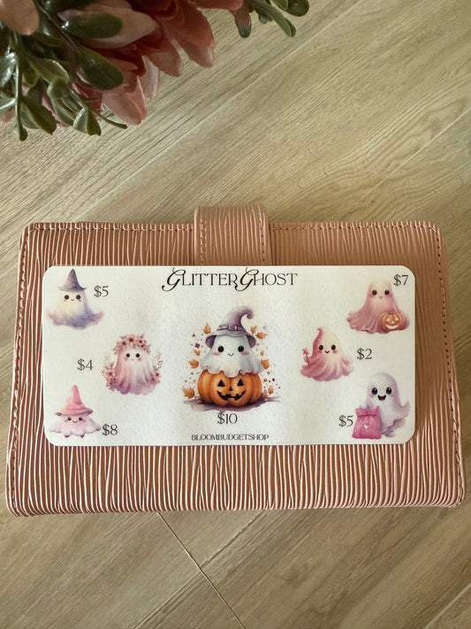 Glitter Ghost Savings Challenge