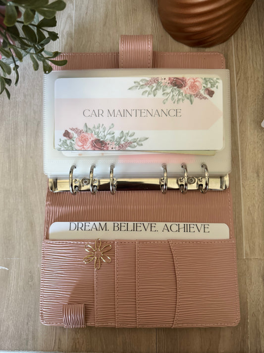 Dream. Believe. Achieve Binder Inspiration ~ A6 Binder Side Bar