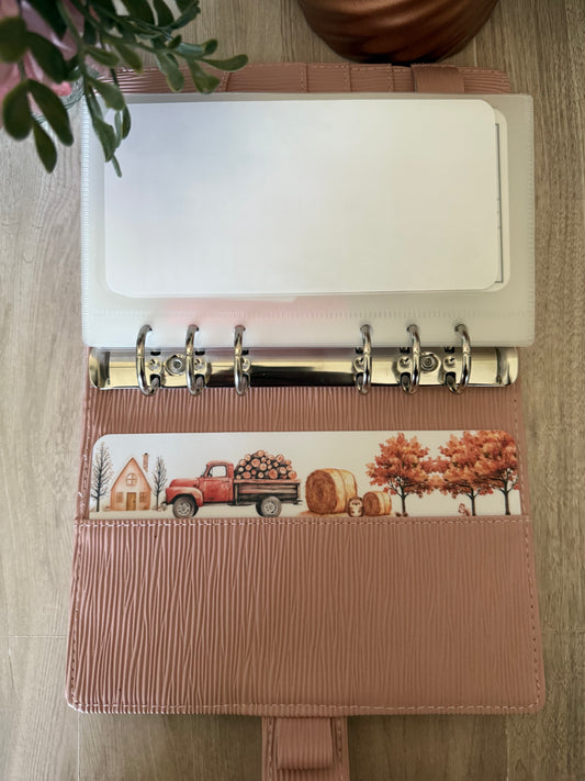 Fall Truck ~ A6 Binder Back Pocket
