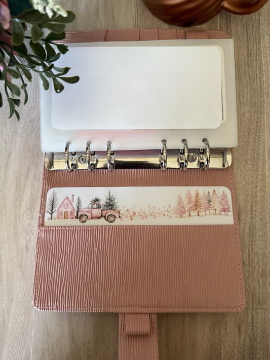 Christmas Truck ~ A6 Binder Back Pocket