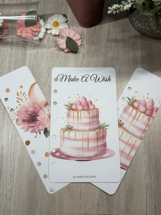 Make a Wish Dashboard and Bookmark Set