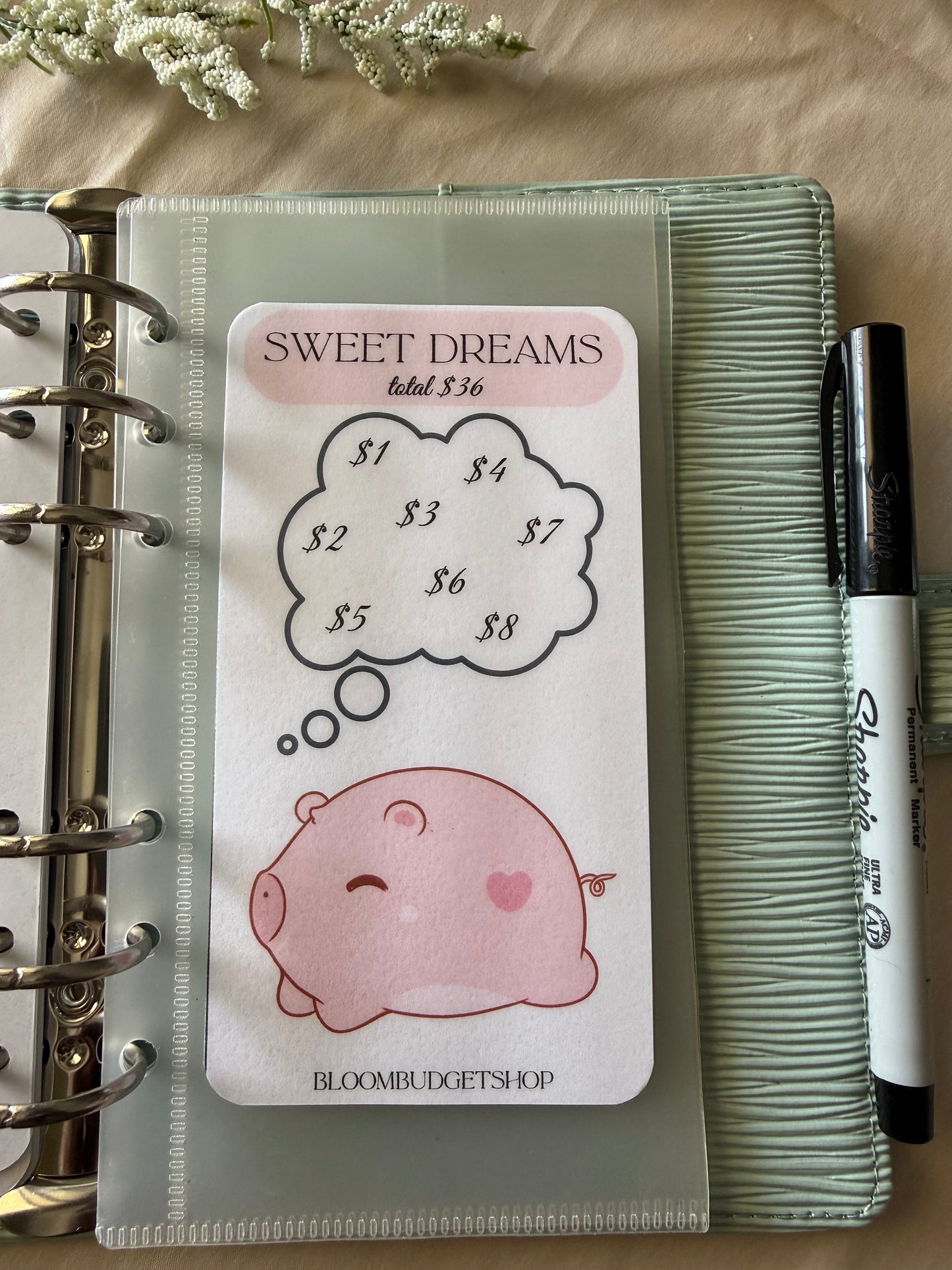 Sweet Dreams Savings Challenge