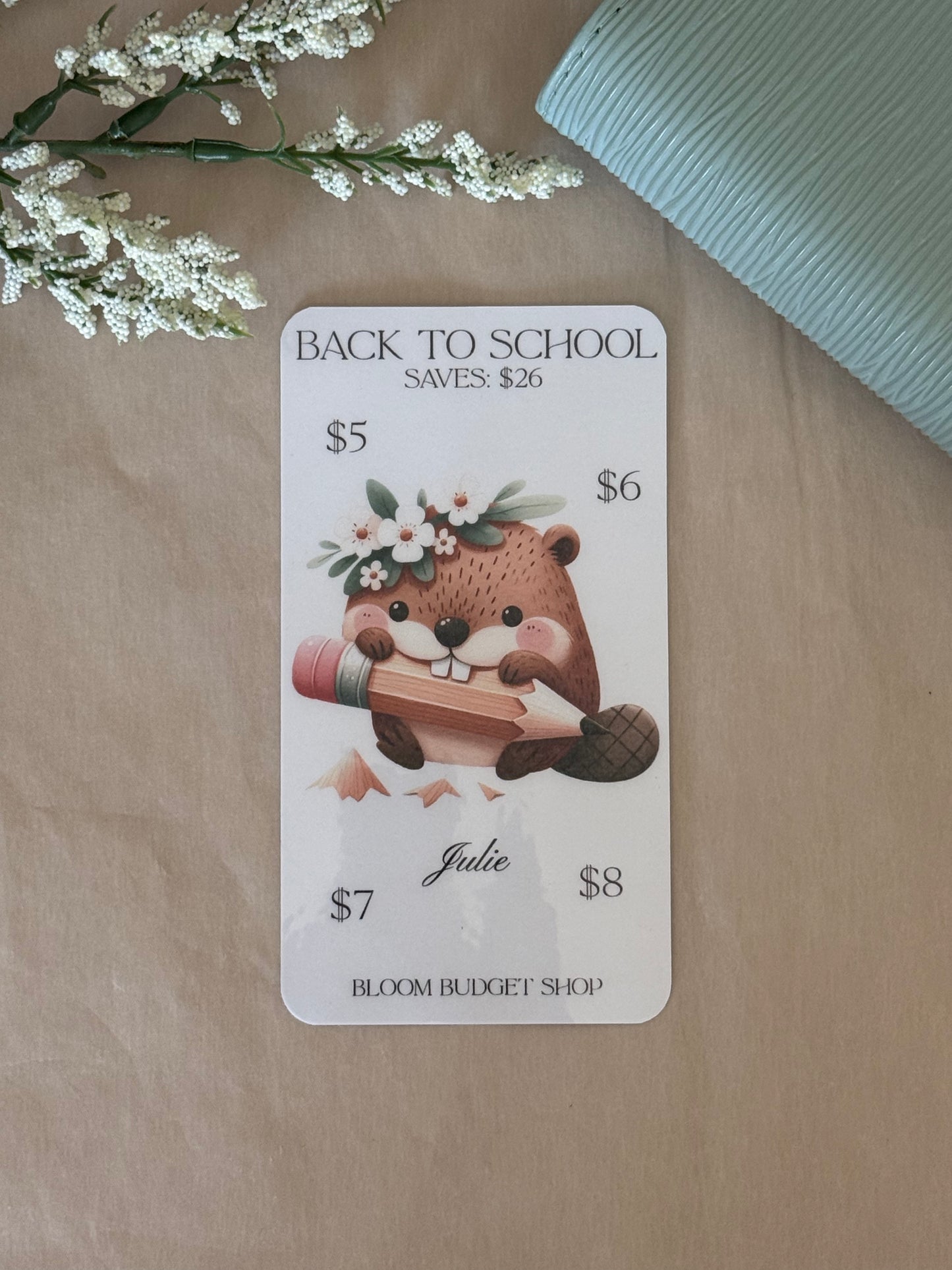 Back to School Savings Challenges