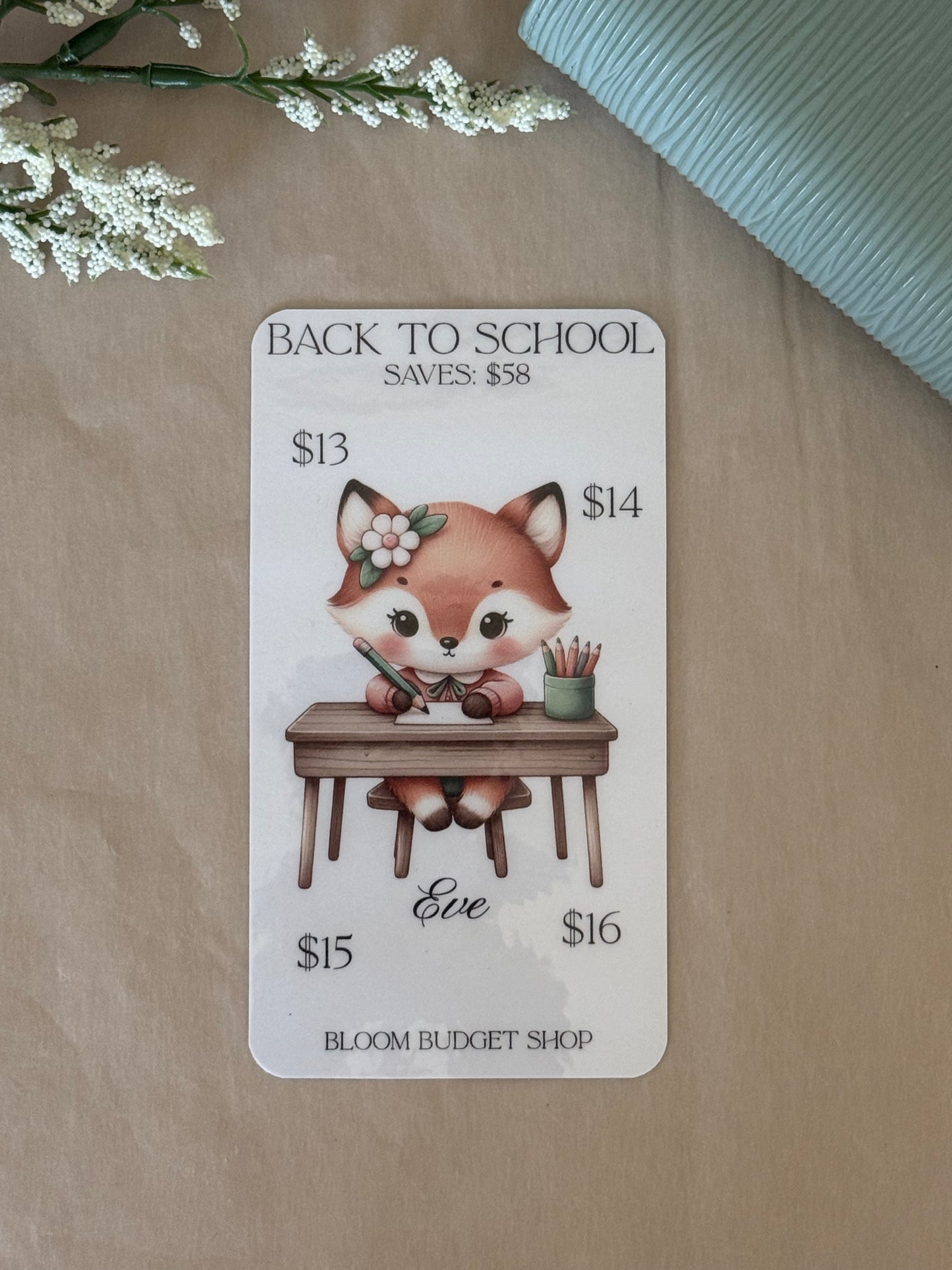 Back to School Savings Challenges
