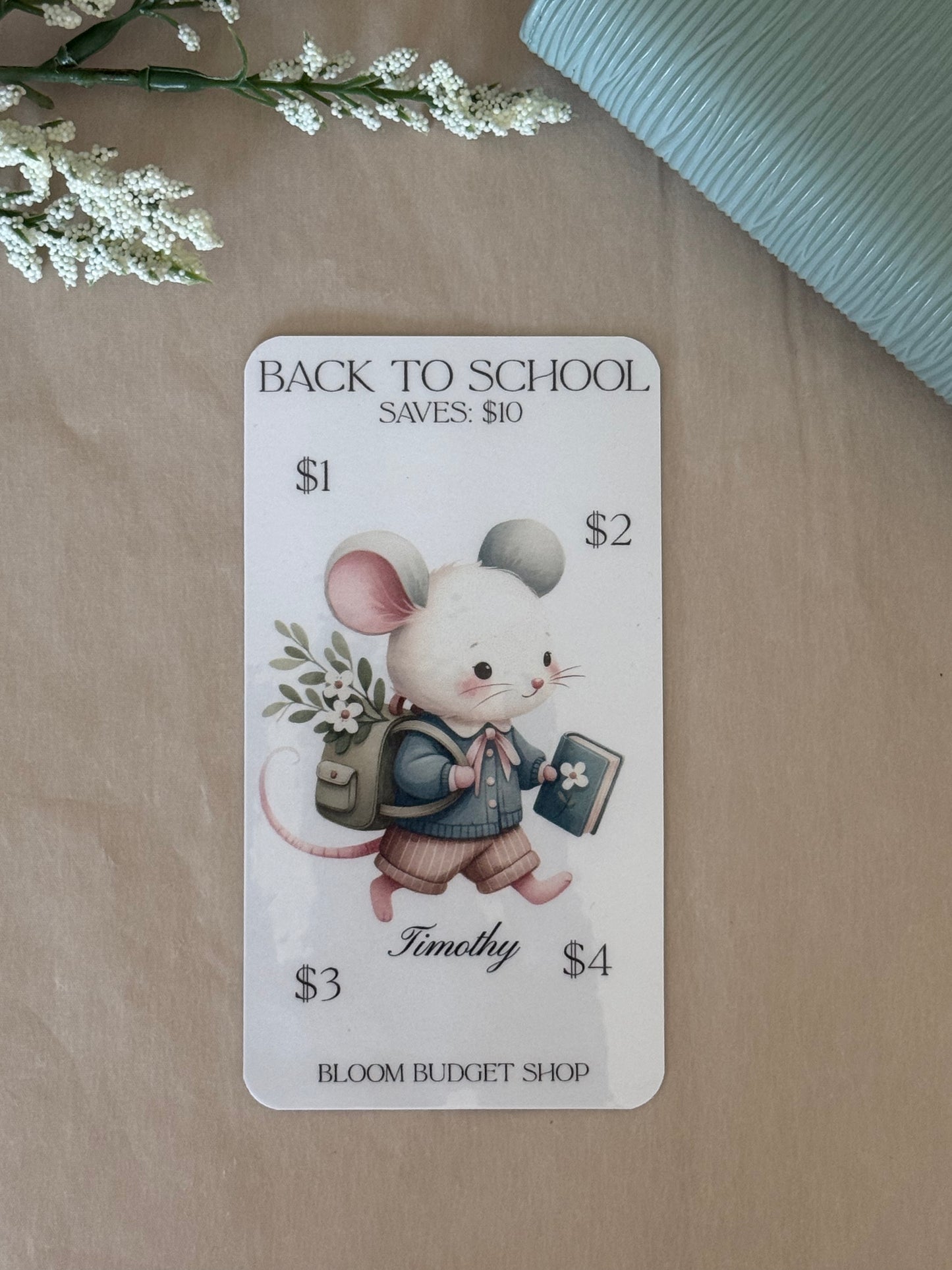 Back to School Savings Challenges