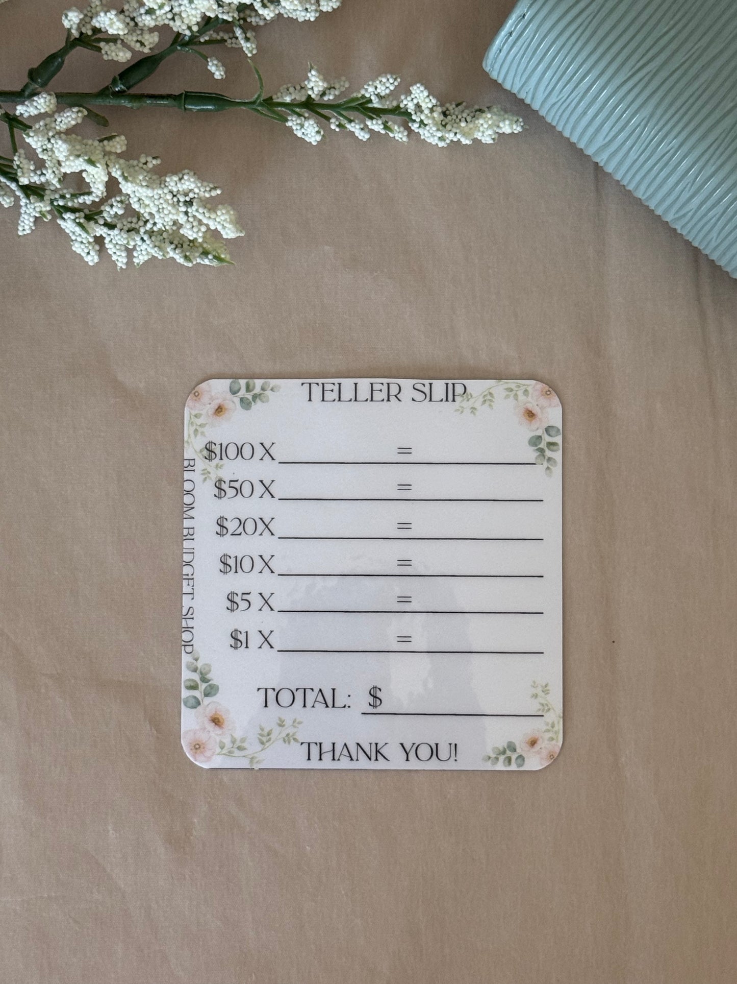 Teller Slip