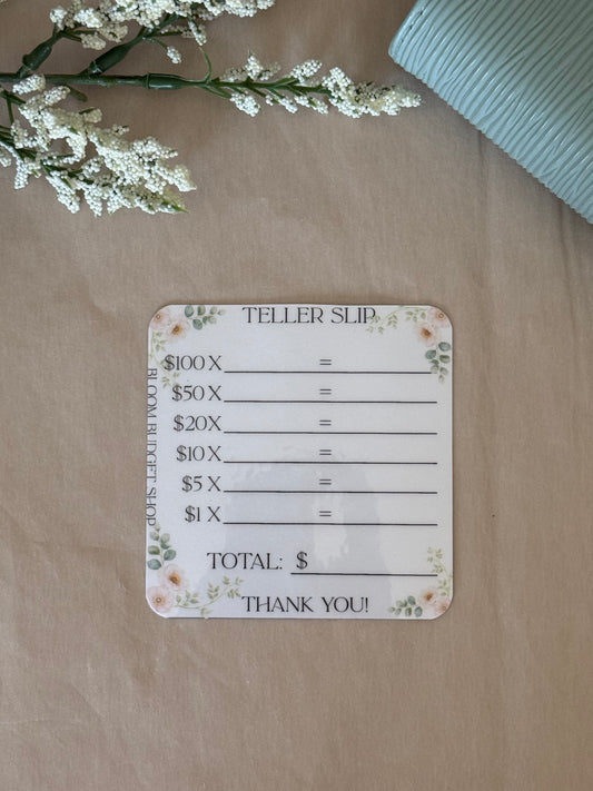 Teller Slip