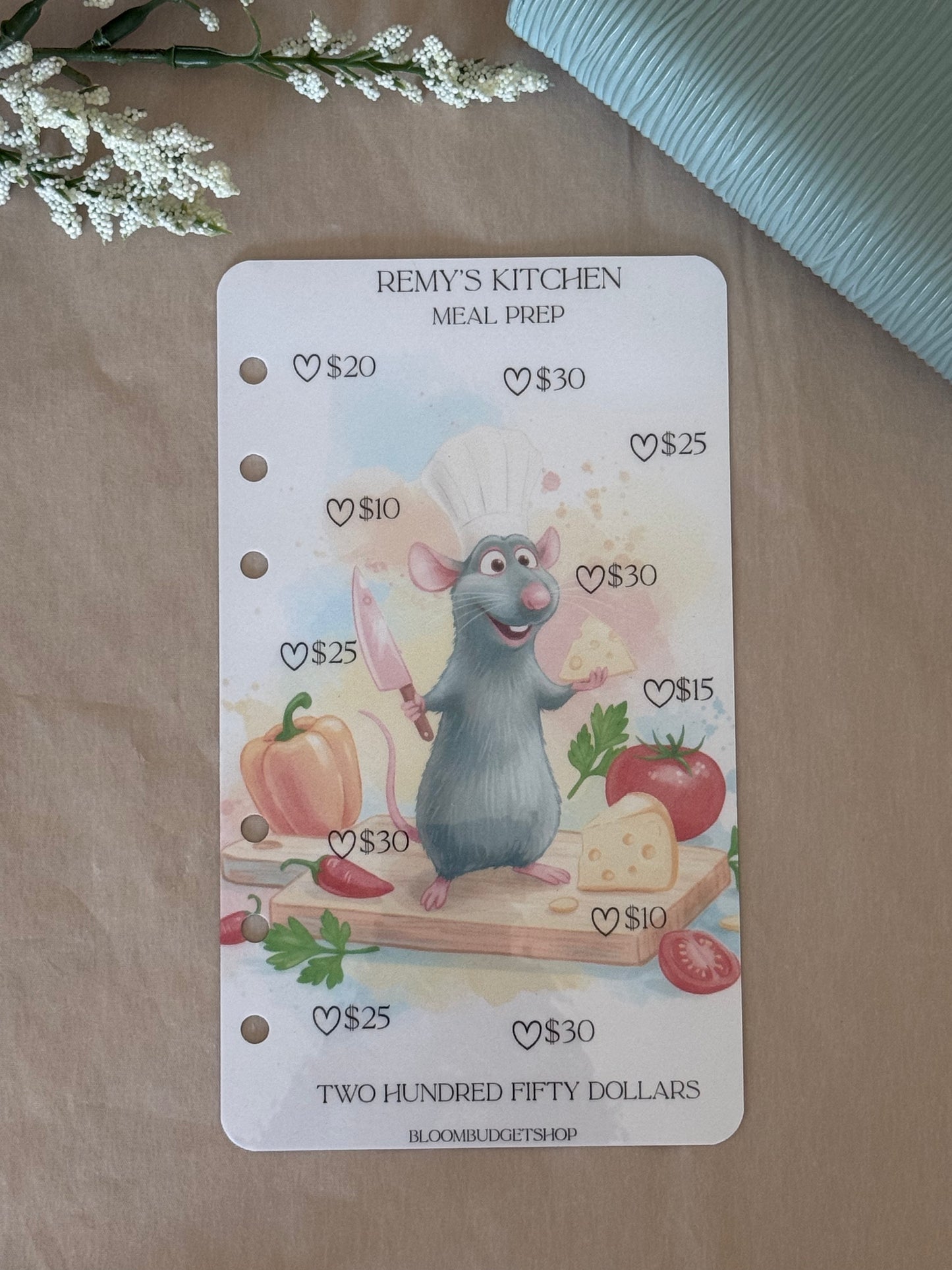 Remy's Kitchen - Savings Challenge