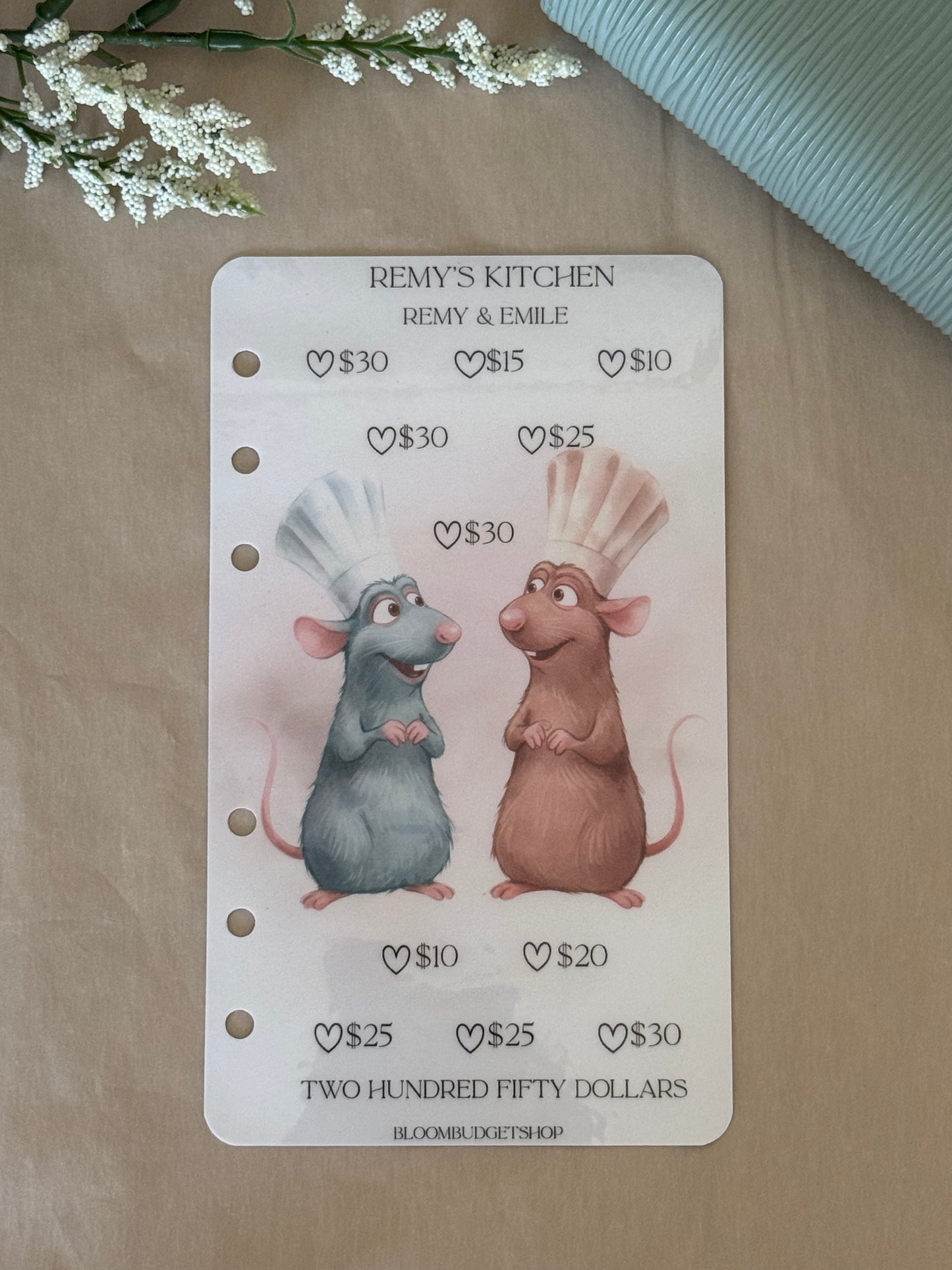 Remy's Kitchen - Savings Challenge