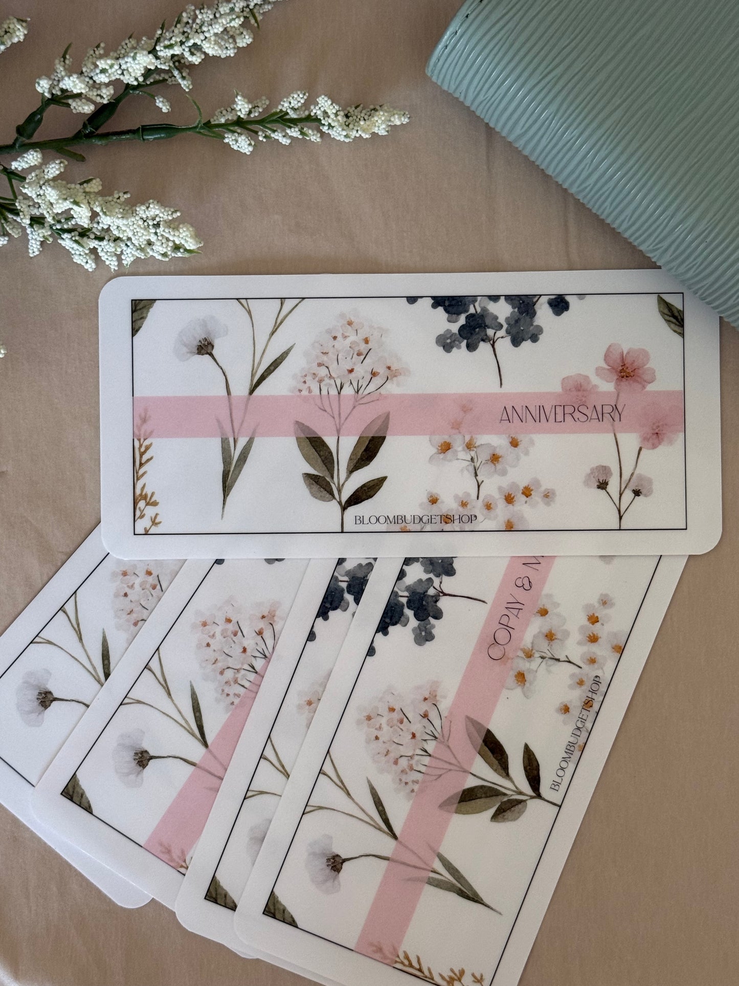 Floral Category Cards ONLY