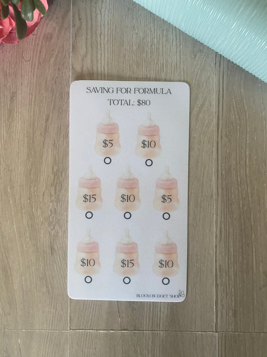 Saving for Formula Mini Challege