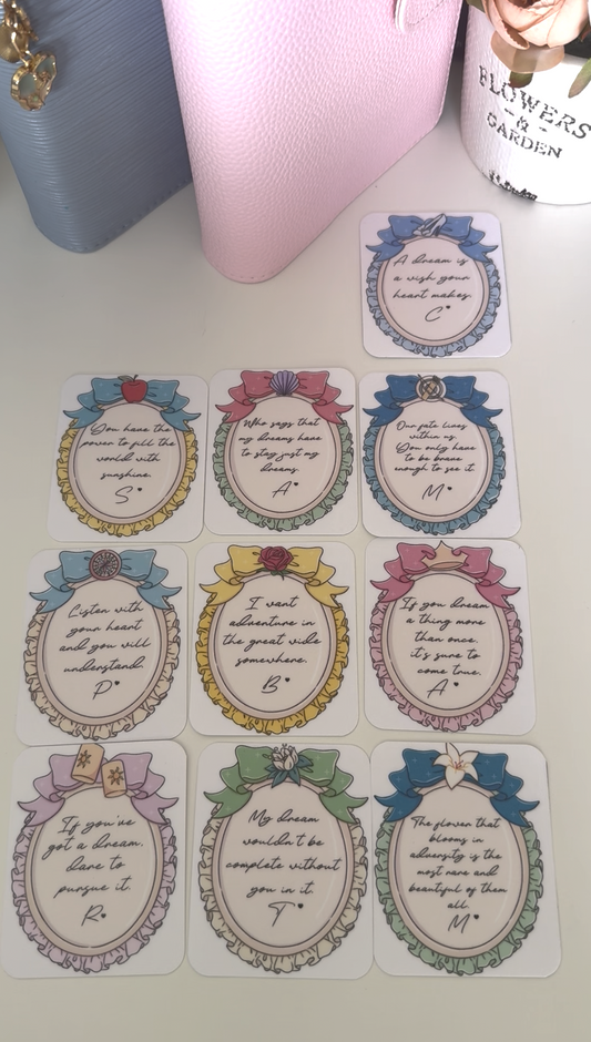 Princess Pocket Cards ~ Individual