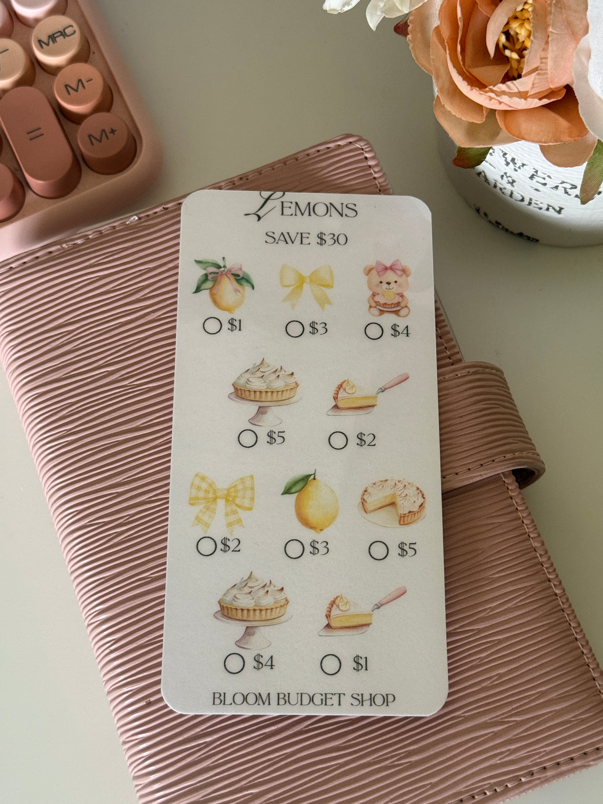 Lemons Savings Challenge